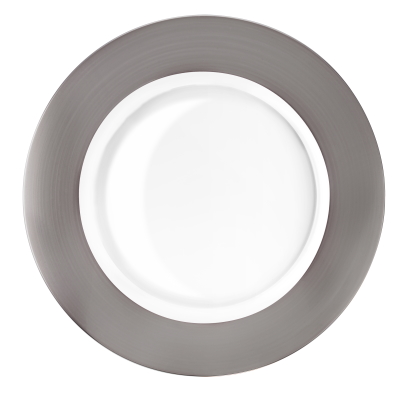 Sottopiatto Vetro I Preziosi Fascia Titanio cm 32