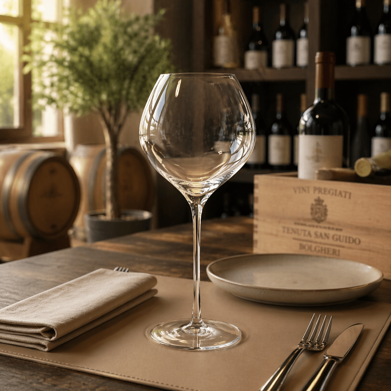 calice in vetro soffiato